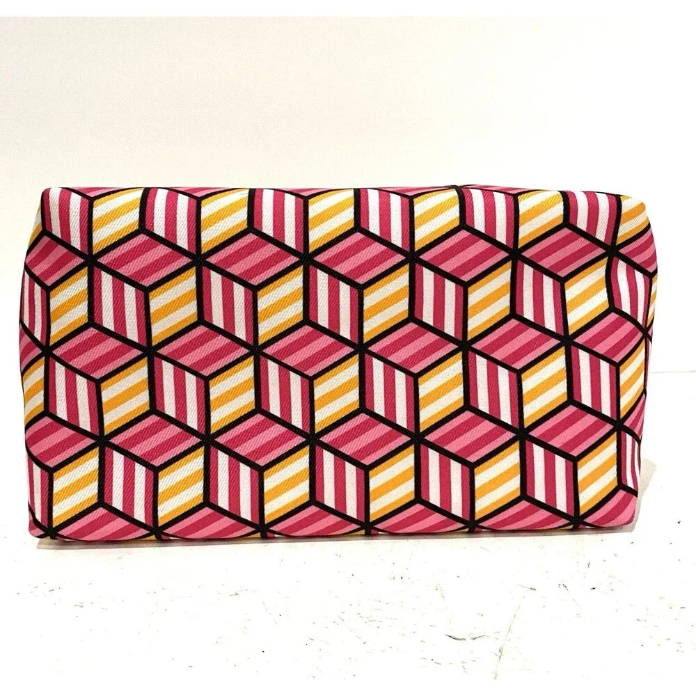 Clinique Pink Makeup Bag Cosmetic Pouch Travel Organizer Beauty Items Case